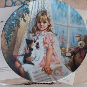 3 Vintage Collector's plates  "Treasured Song of Childhood by John McClellan"